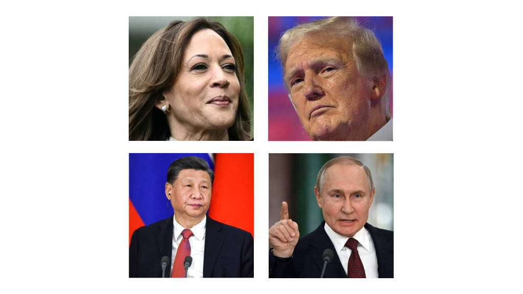 Harris Trump Putin Xi