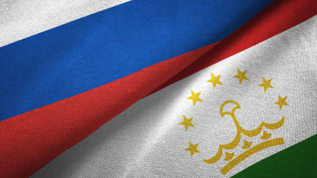 Russia Tajikistan Flag