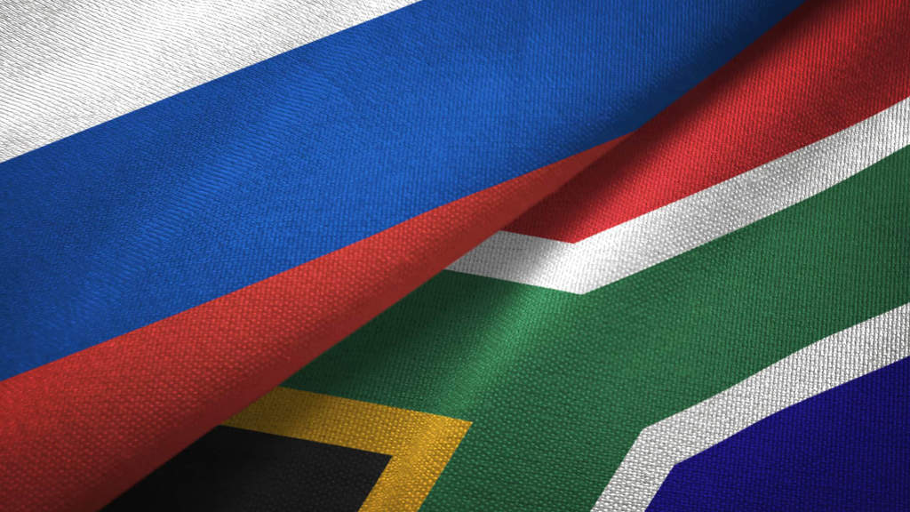 RussiaSouth-Africa Flags