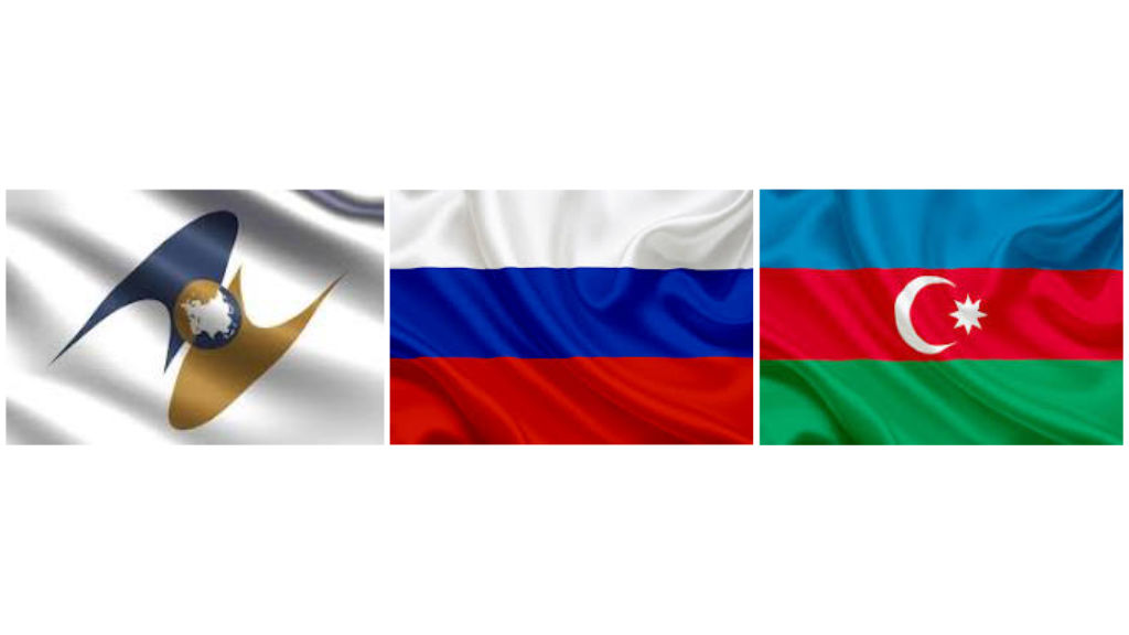 EAEU Russia Azerbaijan Flag
