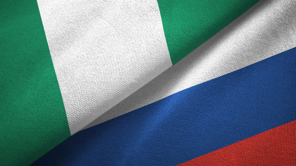 Nigeria Russia Flags