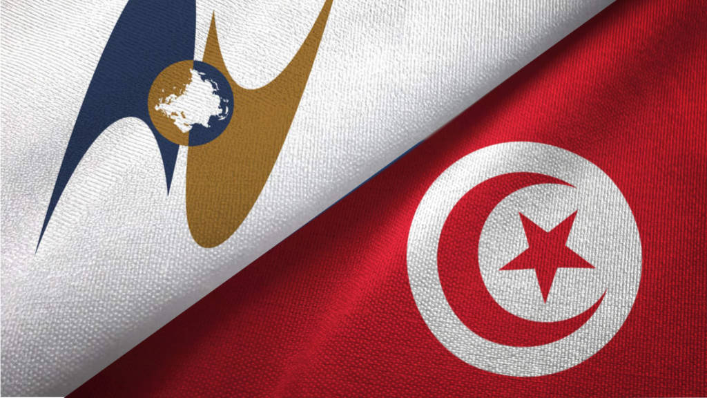 EAEU and Tunisia flag